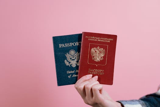 Person Holding Red and Blue Book